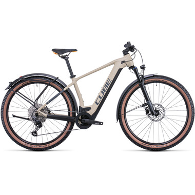 Bicicleta todocamino eléctrica CUBE REACTION HYBRID PRO 500 ALLROAD DIAMANT Beis 2022 0